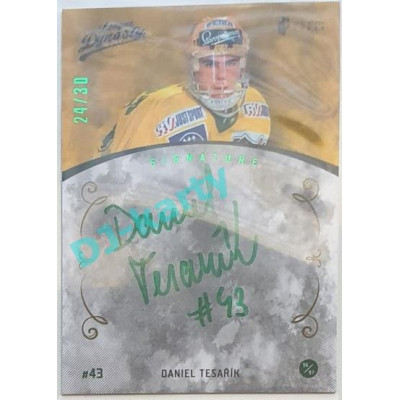 2021 Legendary Cards League Dynasty Vsetín Daniel Tesařík #79 24/30 Signature