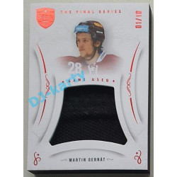 2021/22 OFS The Final Series Martin Gernát #MEM-MG 01/10 Game Used Red
