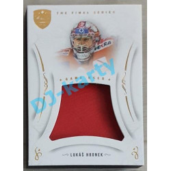 2021/22 OFS The Final Series Lukáš Hronek #MEM-LH Game Used Gold PROMO
