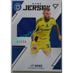 2022/23 Sportzoo Fortuna Liga 1. série #GJ-VB Vít Beneš Game Jersey 87/99