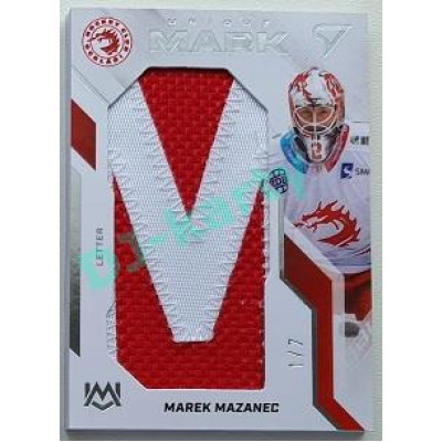 2022/23 Sportzoo ELH 2. série #UM-MM Marek Mazanec Unique Mark 1/7