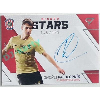 2022/23 Sportzoo Fortuna Liga 2. série #SL1-OP Ondřej Pachlopník Signed Stars Level 1 xx/199
