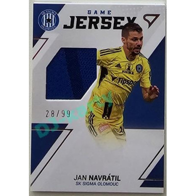 2022/23 Sportzoo Fortuna Liga 2. série #GJ-JN Jan Navrátil Game Jersey 28/99