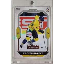 2023/24 Goal cards Chance Liga 2. série #309 Vojtěch Lednický Expo Ostrava 1of2