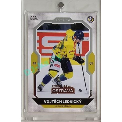 2023/24 Goal cards Chance Liga 2. série #309 Vojtěch Lednický Expo Ostrava 1of2