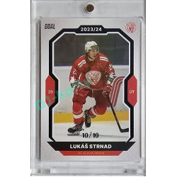 2023/24 Goal cards Chance Liga 1. série #135 Lukáš Strnad Blue 10/10