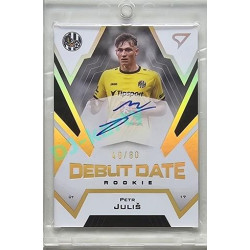 2023/24 Sportzoo Fortuna Liga 2. série #DRS-PJ Petr Juliš Debut Date Rookie Auto xx/80