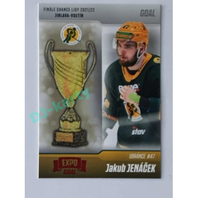 2022/23 Goal Cards Chance #FV-08 Jakub Jenáček Finále 2022 Expo x/3