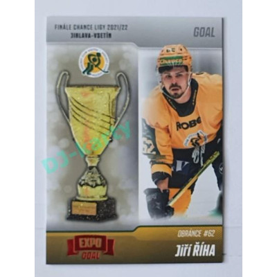 2022/23 Goal Cards Chance #FV-09 Jiří Říha Finále 2022 Expo x/3
