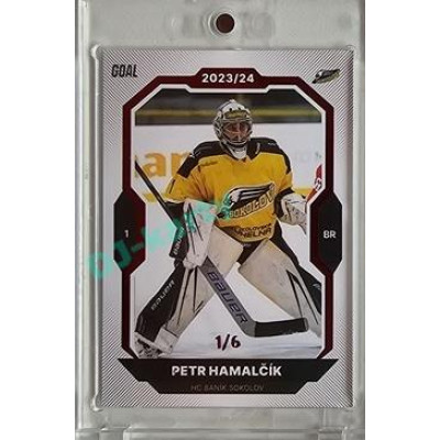 2023/24 Goal cards Chance Liga 2. série #358 Petr Hamalčík Red 1/6