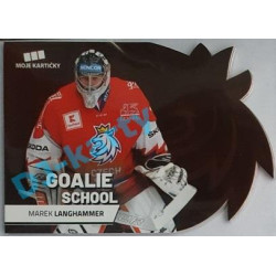 2020 MK reprezentace Marek Langhamer #10 Goalie School Die-cut Red Retail
