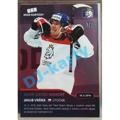 2020 MK reprezentace Jakub Vrána GDM #99 1/5 Blue