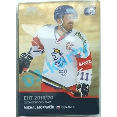 2020 MK reprezentace Michal Moravčík EHT #22 Gold Promo