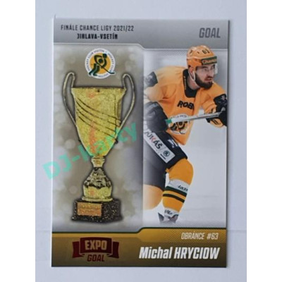 2022/23 Goal Cards Chance #FV-10 Michal Hryciow Finále 2022 Expo x/3