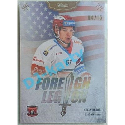 2020/21 OFS 2. série Kelly Klíma #FL-KKÍ 04/15 Foreign Legion Neon Rainbow