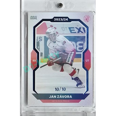 2023/24 Goal cards Chance Liga 1. série #139 Jan Závora Blue 10/10