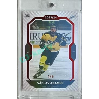 2023/24 Goal cards Chance Liga 2. série #362 Václav Adamec Red 1/6
