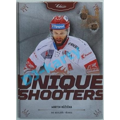 2020/21 OFS 1. série Martin Růžička #US-2 X/3 Unique Shooters CARDS DAY