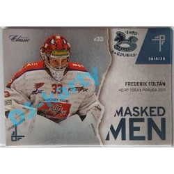 2019/20 OFS Chance liga Frederik Foltán #MM-FFO xx/15 Masked Men Expo Pard.