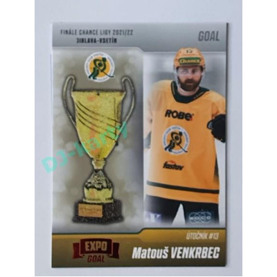 2022/23 Goal Cards Chance #FV-13 Matouš Venkrbec Finále 2022 Expo x/3