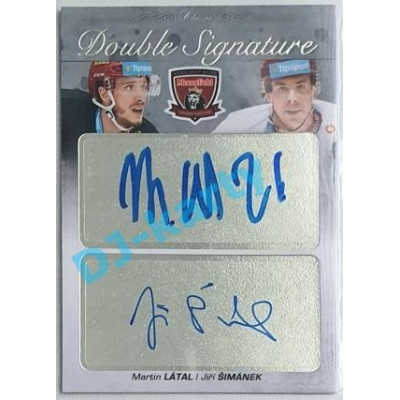 2017/18 OFS Martin Látal/Jiří Šimánek #DS-46 12/15 Double Signature Platinum