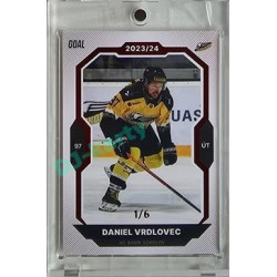 2023/24 Goal cards Chance Liga 2. série #366 Daniel Vrdlovec Red 1/6