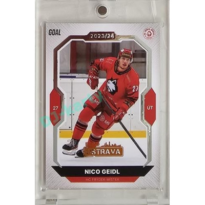 2023/24 Goal cards Chance Liga 2. série #321 Nico Geidl Expo Ostrava 1of2