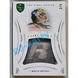 2021/22 OFS The Final Series Martin Růžička #MEM-MR 3/5 Game Used Emerald