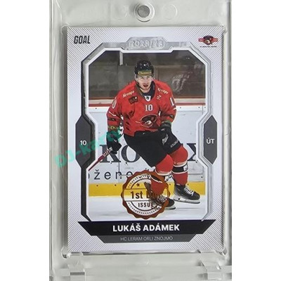 2023/24 Goal cards Chance Liga 1. série #190 Lukáš Adámek 1st day of issue