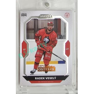 2023/24 Goal cards Chance Liga 2. série #322 Radek Veselý Expo Ostrava 1of2
