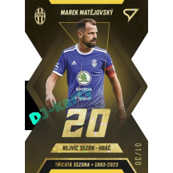 2022/23 Sportzoo Fortuna Liga 2. série #TS-10 Marek Matějovský Třicátá sezóna F:L Limited xx/30