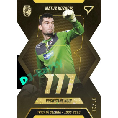 2022/23 Sportzoo Fortuna Liga 2. série #TS-24 Matúš Kozáčik Třicátá sezóna F:L Limited xx/30