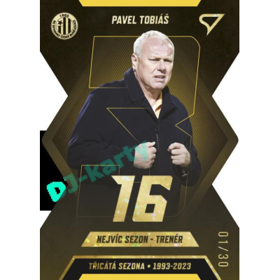 2022/23 Sportzoo Fortuna Liga 2. série #TS-27 Pavel Tobiáš Třicátá sezóna F:L Limited xx/30