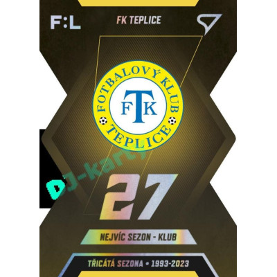 2022/23 Sportzoo Fortuna Liga 2. série #TS-07 FK Teplice Třicátá sezóna F:L