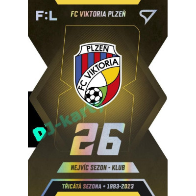 2022/23 Sportzoo Fortuna Liga 2. série #TS-08 FC Viktoria Plzeň Třicátá sezóna F:L