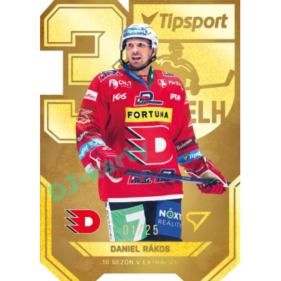 2022/23 Sportzoo ELH 2. série #AV-07 Daniel Rákos 30 let ELH Limited xx/25