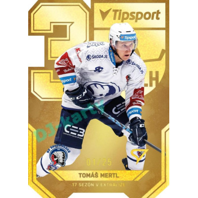 2022/23 Sportzoo ELH 2. série #AV-12 Tomáš Mertl 30 let ELH Limited xx/25