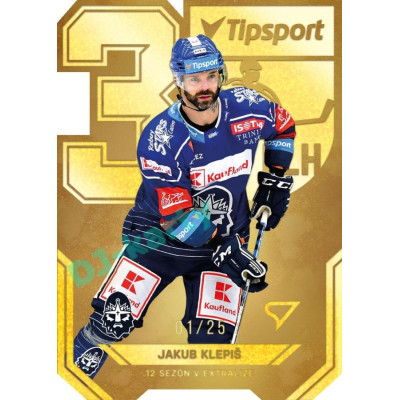 2022/23 Sportzoo ELH 2. série #AV-18 Jakub Klepiš 30 let ELH Limited xx/25