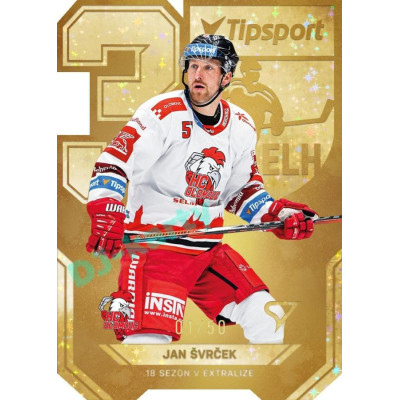 2022/23 Sportzoo ELH 2. série #AV-14 Jan Švrček 30 let ELH Limited xx/50