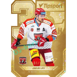 2022/23 Sportzoo ELH 2. série #AV-06 Jakub Lev 30 let ELH Limited xx/50