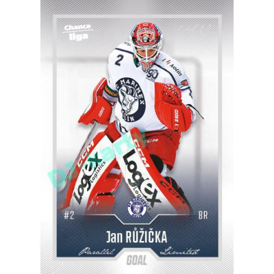 2022/23 Goal Cards Chance Liga 2. série #315 Jan Růžička Silver 1 of 60