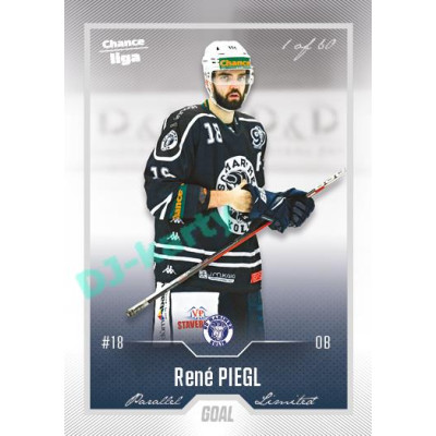 2022/23 Goal Cards Chance Liga 2. série #318 René Piegl Silver 1 of 60