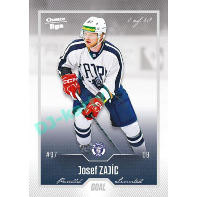 2022/23 Goal Cards Chance Liga 2. série #319 Josef Zajíc Silver 1 of 60