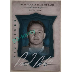 2022 LC Síň slávy českého hokeje UPDATE Pavel Patera #SSCH-037 05/20 Signature