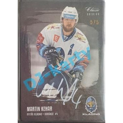 2020/21 OFS 1. série Martin Kehar #329 5/5 Black Rainbow Signature