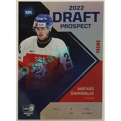 2021/22 MK reprezentace #DP-3 Matyáš Šapovaliv Draft Prospects PROMO
