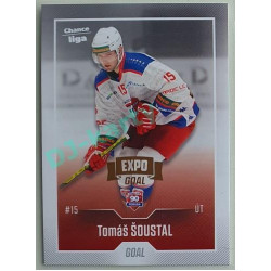 2022/23 Goal Cards Chance Liga 1. série #164 Tomáš Šoustal Expo Pardubice