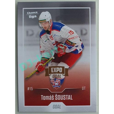 2022/23 Goal Cards Chance Liga 1. série #164 Tomáš Šoustal Expo Pardubice