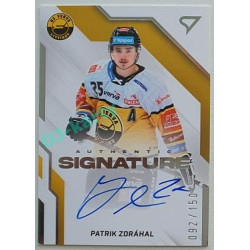 2022/23 Sportzoo ELH 2. série #AS1-PZ Patrik Zdráhal Signature level 1 xxx/150