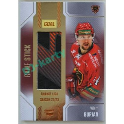 2022/23 Goal Cards Chance Liga 2. série #S-39 Vilém Burian Game Stick 16/35